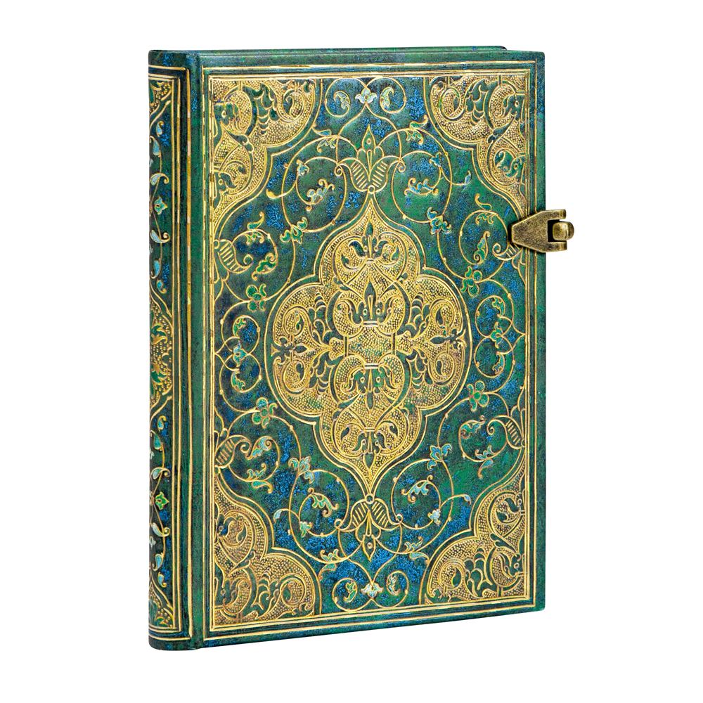 Paperblanks Turquoise Chronicles 3.75 x 5.5 Inch Mini Journal