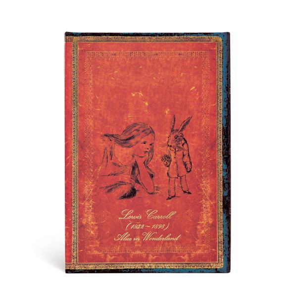 Paperblanks Lewis Carroll, Alice in Wonderland Mini 4 x 5.5 Inch Journal