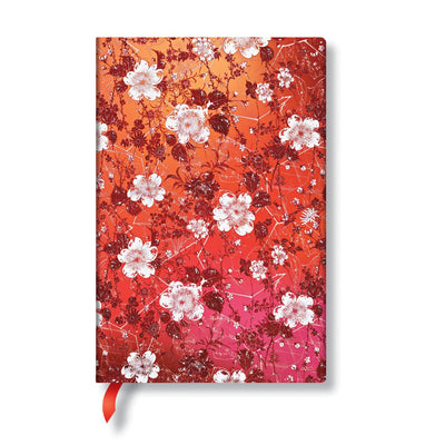 Paperblanks Katagami Florals, Sakura Mini 3.75 x 5.5  Inch