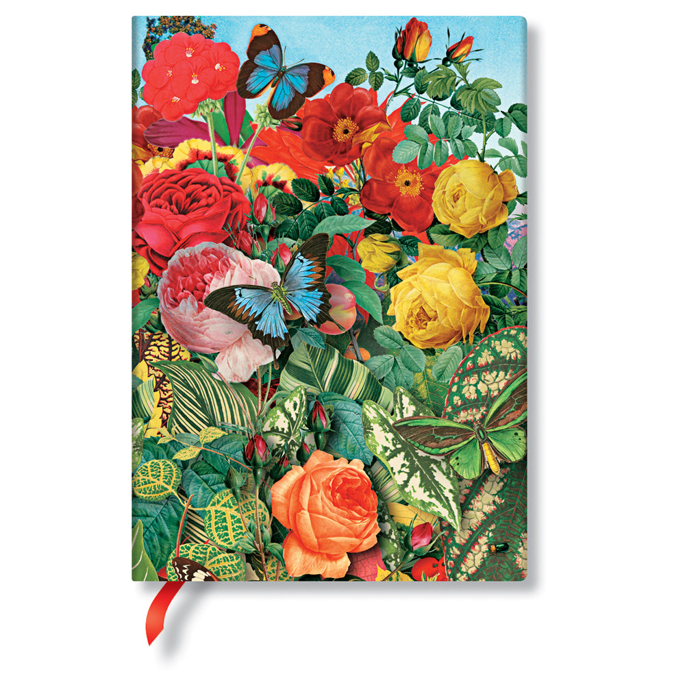 Paperblanks, Butterfly Garden, Midi 5x7 Inch Journal