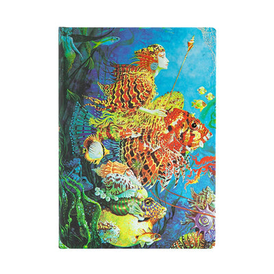Paperblanks Fantastic Voyages, Sea Fantasies Midi 5x7 Inch Journal