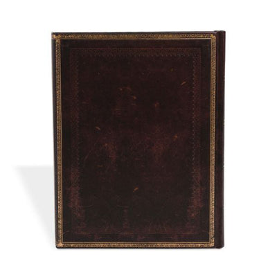 Paperblanks Old Leather Black Moroccan Ultra 7 x 9 Inch Journal