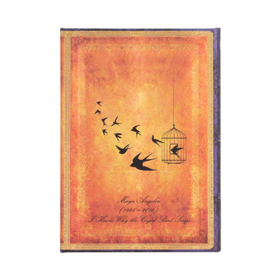 Paperblanks Midi Angelou Caged Bird 5 x 7 inch Journal