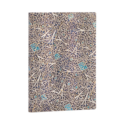 Paperblanks Flexis Granada Turquoise - Moorish Mosaic Midi 5x7 Inch 176 Pages Journal