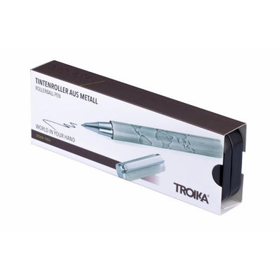 Troika World In Your Hand Rollerball Pen Silver