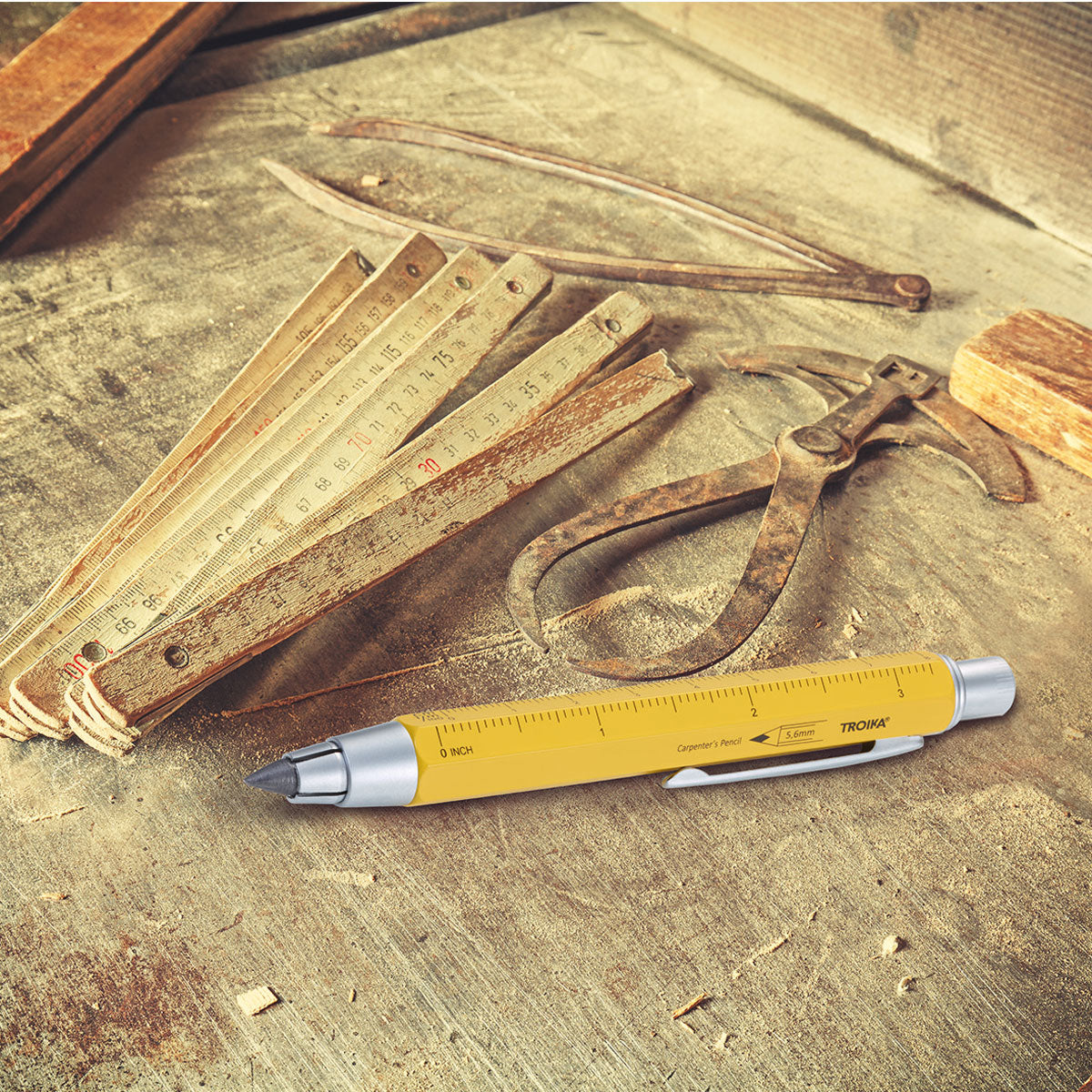 Troika Construction Carpenters 5.6 mm Clutch Pencil Yellow