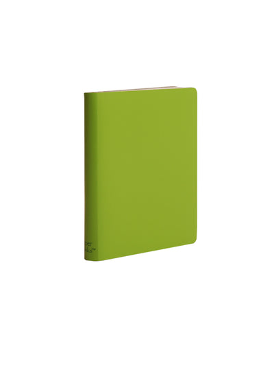 Paperthinks Recycled Leather Pocket Notebook Lime