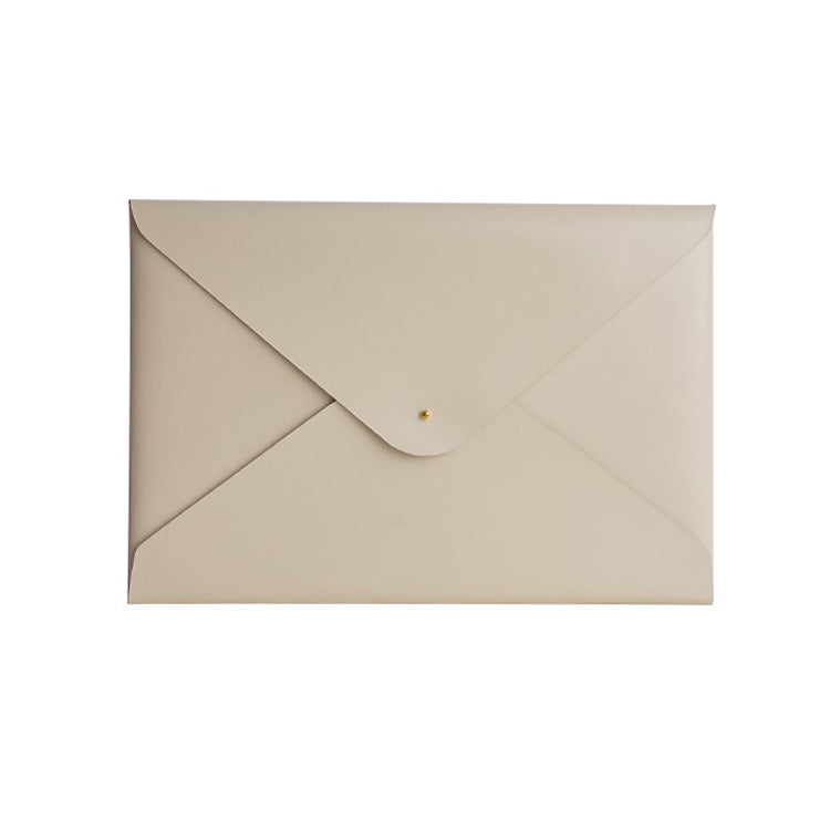 Paperthinks Recycled Leather Document Folder Ivory