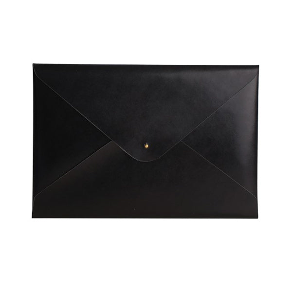 Paperthinks Recycled Leather Document Folder Black