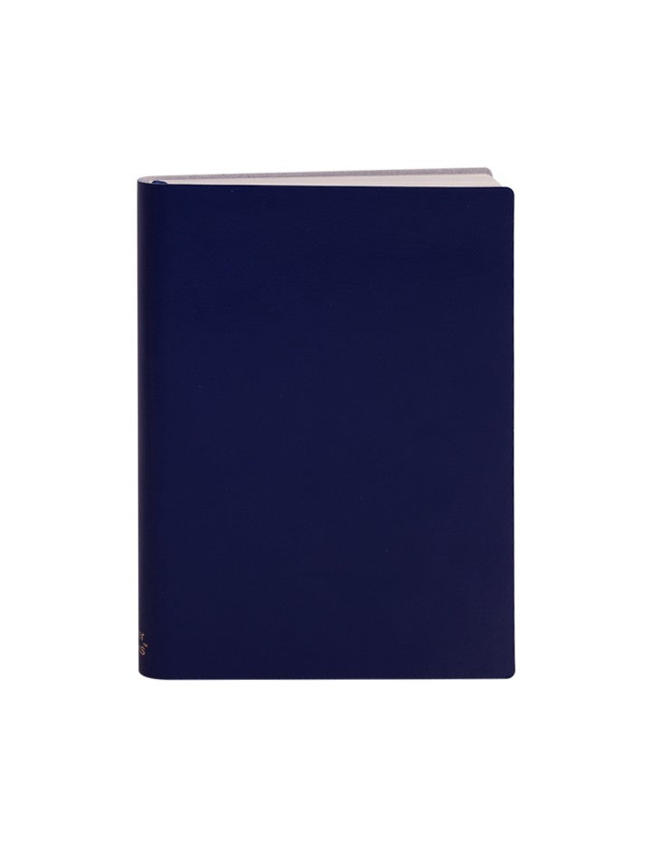 Paperthinks Recycled Leather Large Notebook Navy