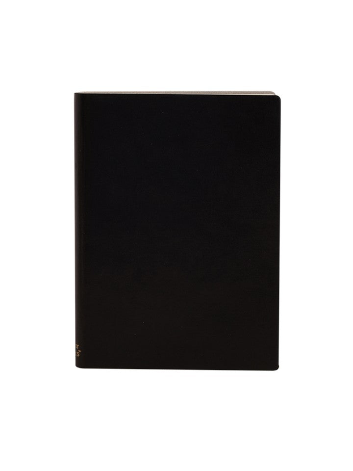 Paperthinks Recycled Leather Large Notebook Black