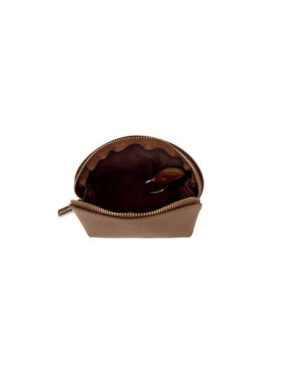 Paperthinks Recycled Leather Coin Pouch - Tan - Paperthinks.us
