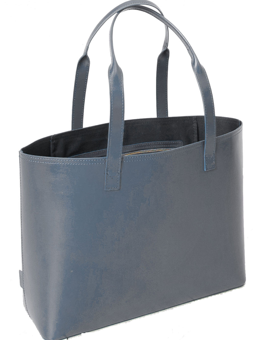 Paperthinks Recycled Leather Small Tote Bag Gray - Paperthinks.us