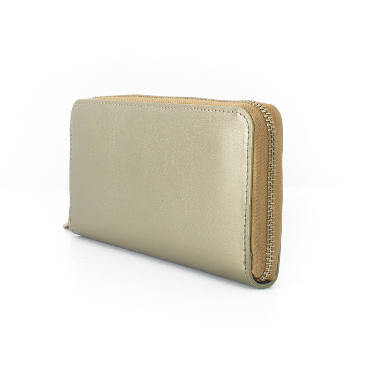 Paperthinks Recycled Leather Full Size Wallet - Gold - Paperthinks.us