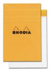 Rhodia Orange Staple Bound No.14 Pad 4 3-8"x6 3-8" lined paper