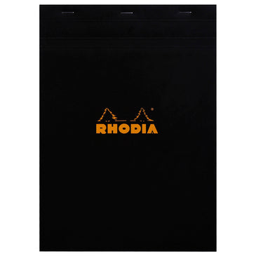 Rhodia Black Staple Bound Pad No. 18 Graph
