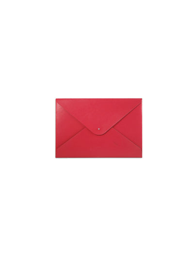 Paperthinks Recycled Leather Small Folder Scarlet Red