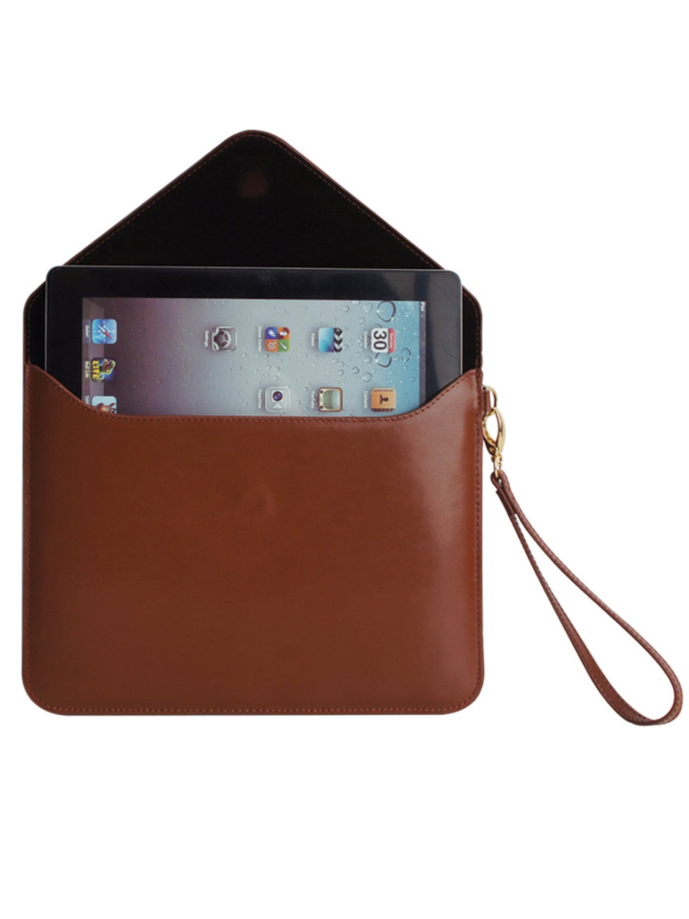 Paperthinks Recycled Leather Tablet Folio - Tan - Paperthinks.us