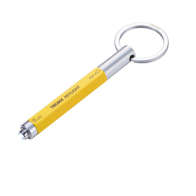 Troika Key-ring Pen with LED Light Yellow
