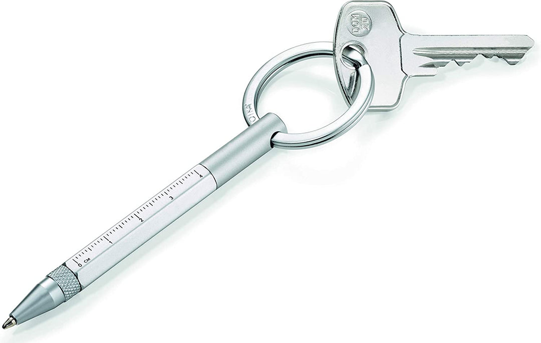 Troika Micro Construction Ballpoint Tool Pen Keychain Silver