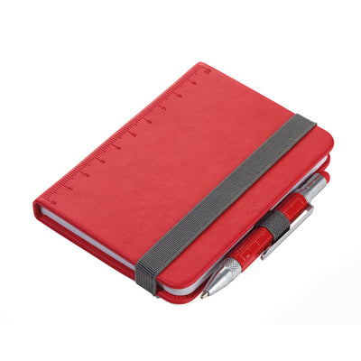 Troika Lilipad and Liliput Mini Notebook and Pen Red