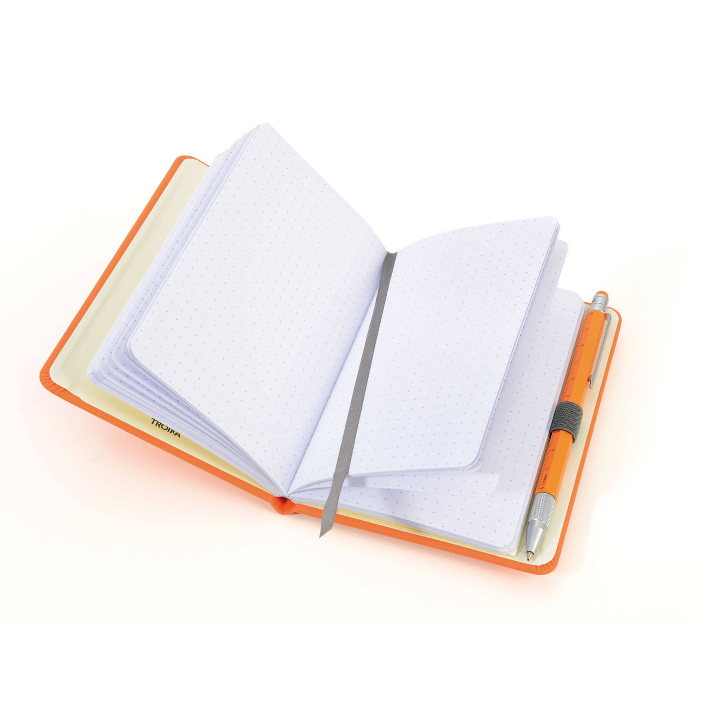 Troika A6 Notebook with Slim Construction Pen Neon Orange