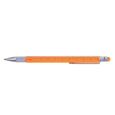 Troika Construction Slim Multitasking Ballpoint Pen Neon Orange