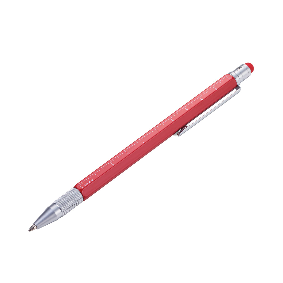 Troika Construction Slim Multitasking Ballpoint Pen Red